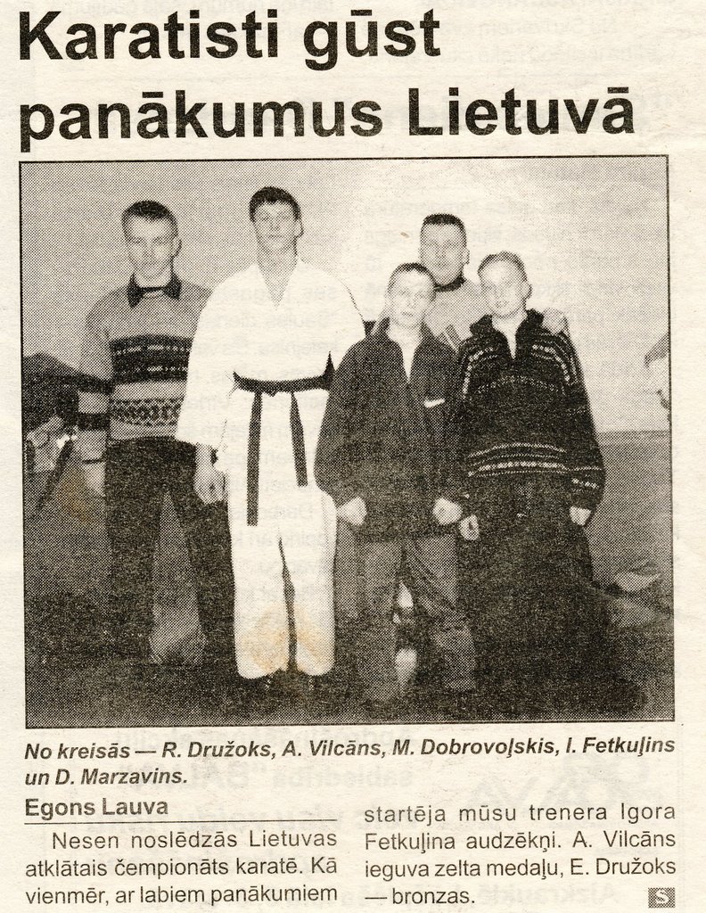Karatē klubs KADZAN, vēsture